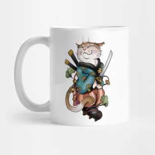 samurai cat Mug